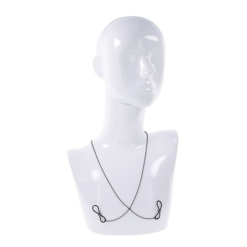 S&M Exs & Ohs Body Jewelry Metal Chain By Sportsheets - Collars and Leads