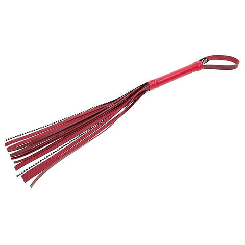 S&M Exs & Ohs Crystal Bdsm Flogger Whip By Sportsheets - Whips And Crops