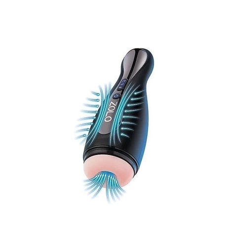 Zolo Blowpin Auto Sucking and Vibrating Male Masturbator Flesh