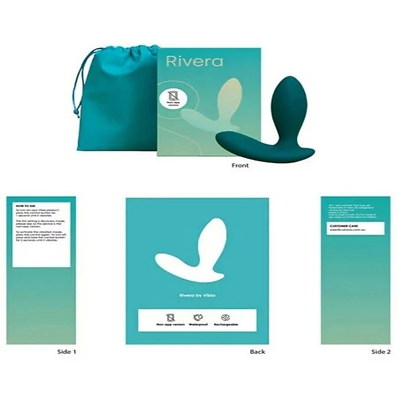 Rivera Waterproof Silicone Vibrating Butt Plug By Vibio - Butt Plugs