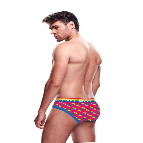 Envy Rainbow Hearts Mens Sexy Brief
