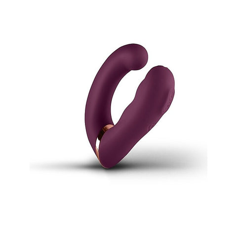 Rocks Off Gemini USB Rechargeable G Spot Vibrator Burgundy - G-Spot Vibrators