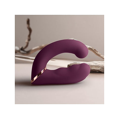 Rocks Off Gemini USB Rechargeable G Spot Vibrator Burgundy - G-Spot Vibrators