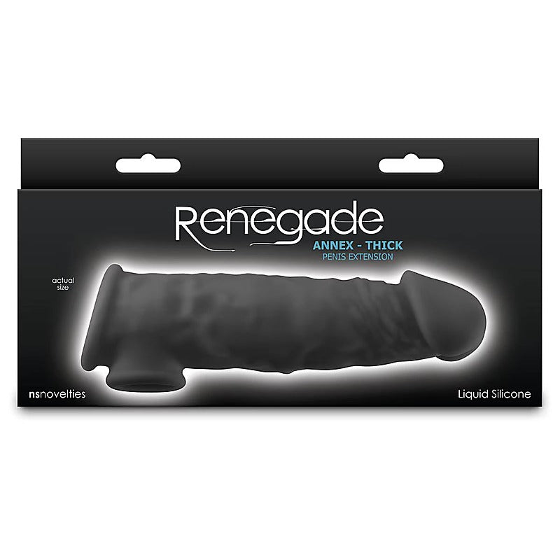 Renegade Annex Thick Silicone Penis Sleeve By Ns Novelties - Penis Sleeves and Extenders