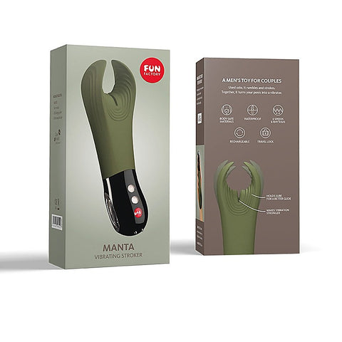 Manta Vibrating Stroker by Fun Factory - Masturbators and Strokers