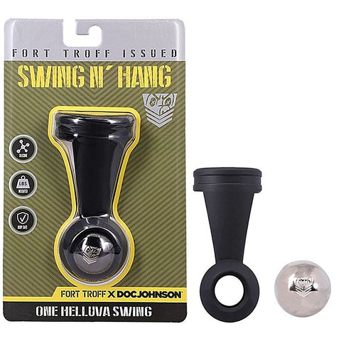 Fort Troff Swing N' Hang Weighted Ball Tugger By Doc Johnson - Ball Stretchers and Crushers