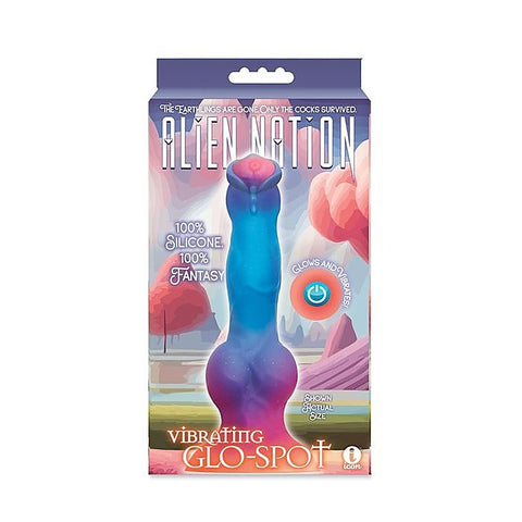 Icon Brands Alien Nation Glo Spot Vibrating Fantasy Dong - Vibrating Dildos