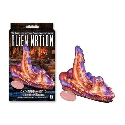Icon Brands Alien Nation Copperhead Vibrating Grinder Pad - Vibrating Dildos