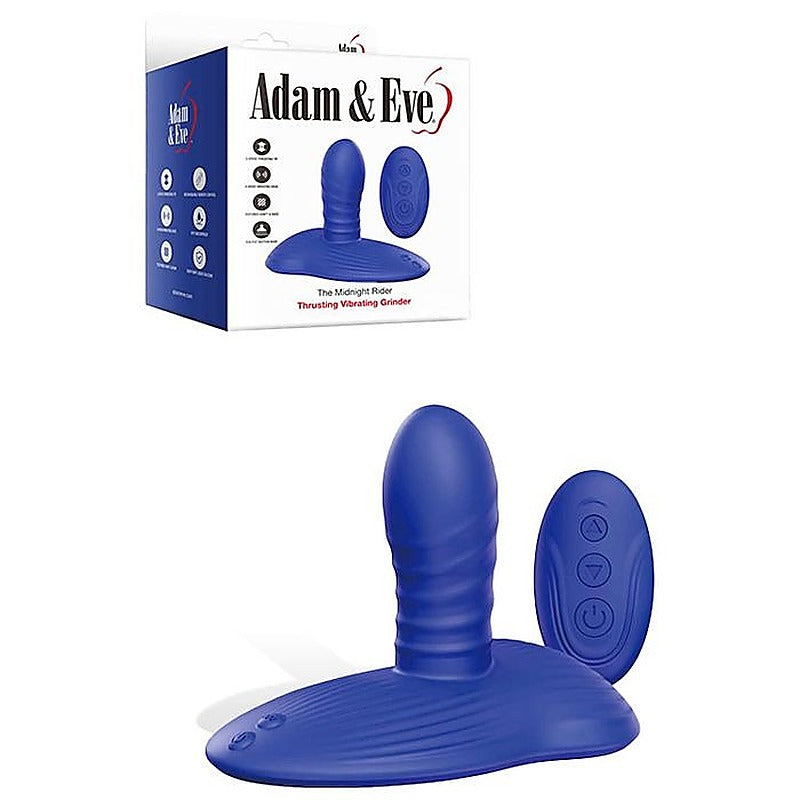 Midnight Rider Vibrating Thrusting Grinder By Adam & Eve - Remote Control Vibrators