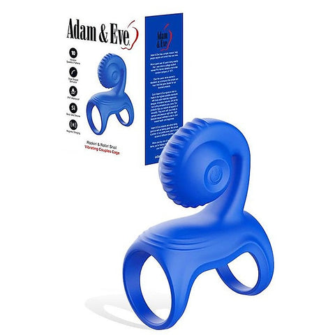 Rockin' & Rollin' Snail Vibrating Couples Cage By Adam & Eve - Sex Toys For Couples