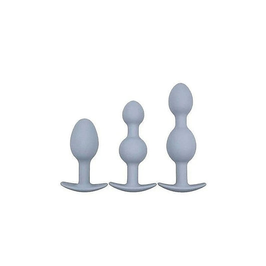 Vibra-Ball Trio Weighted Anal Training Set By Adam & Eve - Butt Plugs
