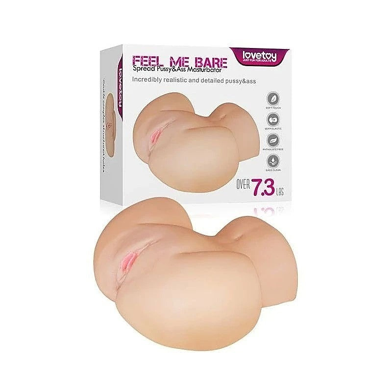 Feel Me Bare Perfect Pussy & Ass Masturbator By Lovetoy - Masturbators and Strokers