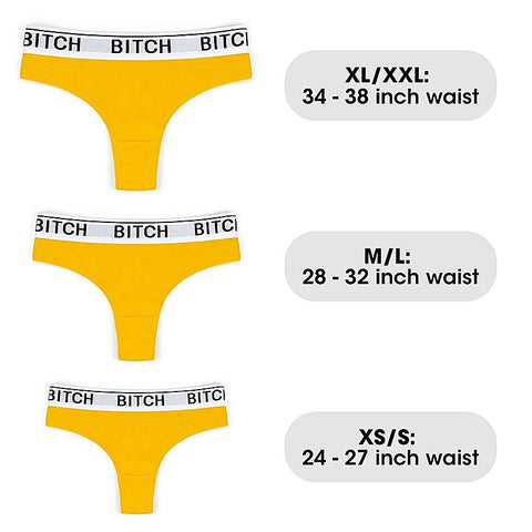 Lovetoy Ingen Bitch Rechargeable Vibrating Panties Yellow