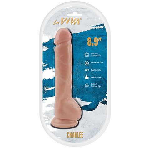 La Viva Charlee 8.9 Inches Realistic Dong Flesh