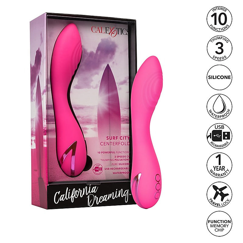 California Dreaming Surf City Centerfold G Spot Vibrator - G-Spot Vibrators