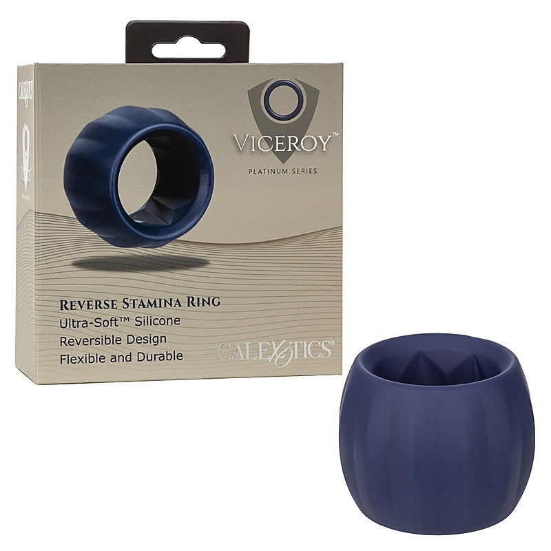 Viceroy Reverse Stamina Cock Ring By California Exotics - Stretchy Cock Rings