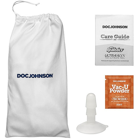Vac-U-Lock Suction Cup 5 Inch Realistic Cock With Balls - Realistic Dildos