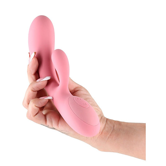 NS Novelties Lust-n-Dreams Samba Rabbit Vibrator Coral - Rabbit Vibrators
