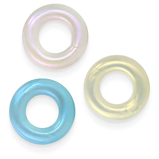 NS Novelties Fantasia Stamina Cock Rings Set Multicolor - Cock Ring Sets