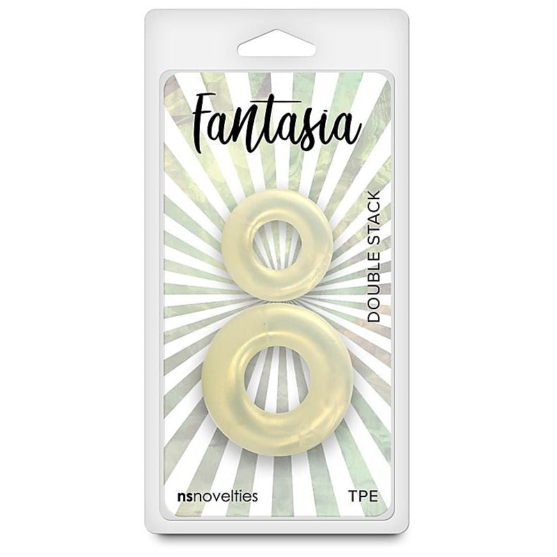 Fantasia Double Stack Cock Rings Set By Ns Novelties - Cock Ring Sets