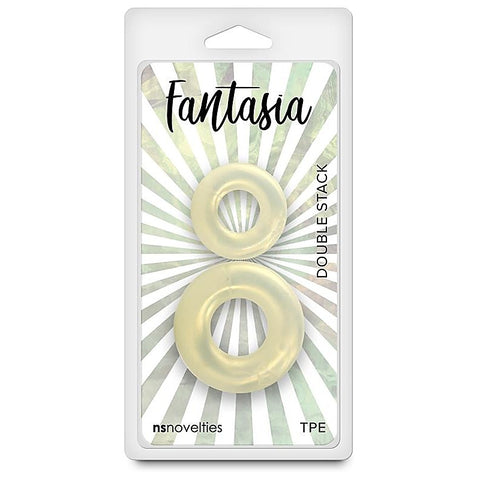 Fantasia Double Stack Cock Rings Set By Ns Novelties - Cock Ring Sets