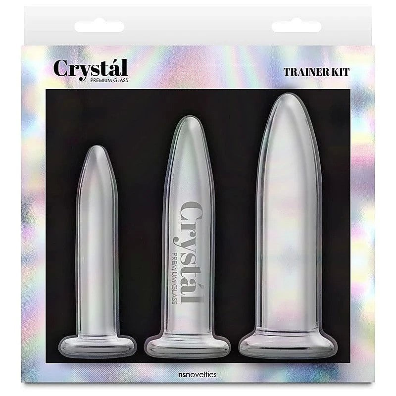 Crystal 3 Piece Anal Trainer Kit By Ns Novelties - Butt Plugs