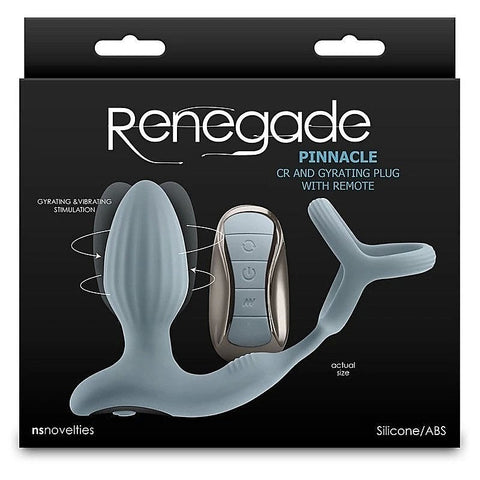 Renegade Pinnacle Vibrating Prostate Massager Gray