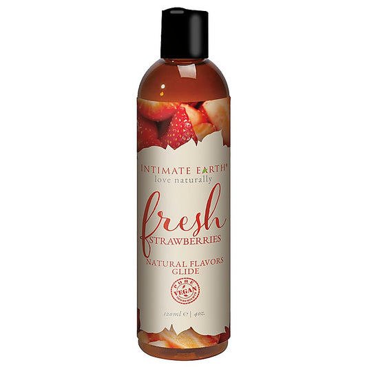 Intimate Earth Fresh Strawberries Natural Flavors Glide 60ml