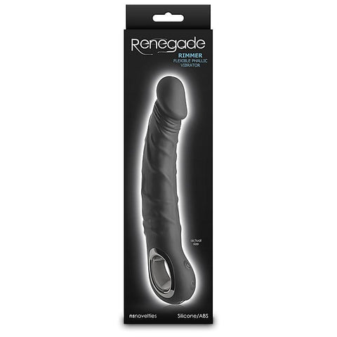 Renegade Rimmer Vibrating Dong With Handle By Ns Novelties - Vibrating Dildos
