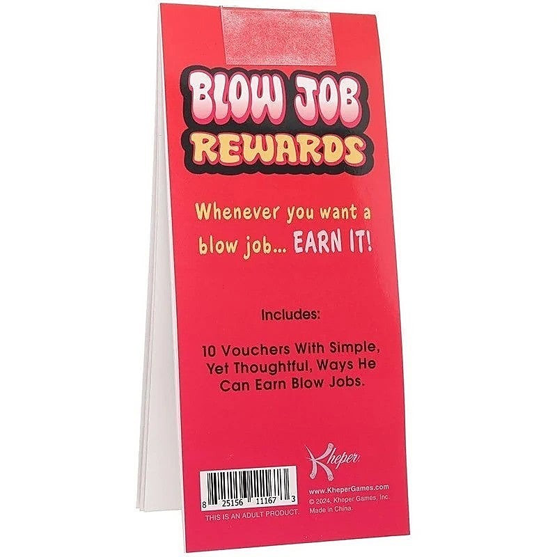 Blow Job Rewards Card Game By Kheper Games - Sex Games, Coupons and Tricks