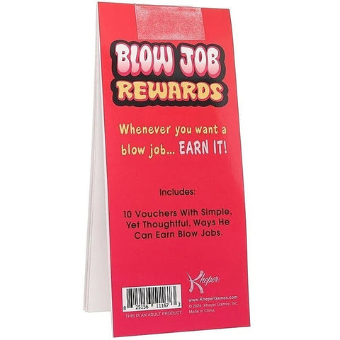 Blow Job Rewards Card Game By Kheper Games - Sex Games, Coupons and Tricks