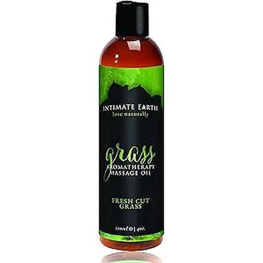 Intimate Earth Grass Massage Oil 120ml - Massage Oils and Lubricants