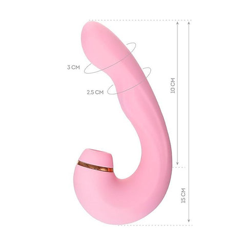 JOS Juna Air Pulse Dual Clitoral Stimulator - Clit Ticklers and Pulsators