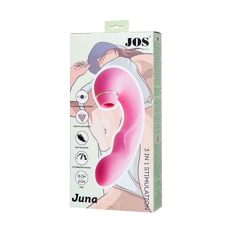 JOS Juna Air Pulse Dual Clitoral Stimulator - Clit Ticklers and Pulsators