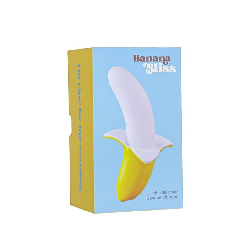 BMS Factory Banana Bliss 13 cm Silicone Vibrator - Personal Massagers
