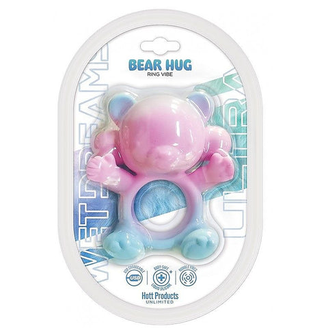 Wet Dreams Ultra 20 Mode Bear Hug Cock Ring By Hott Products - Vibrating Cock Rings