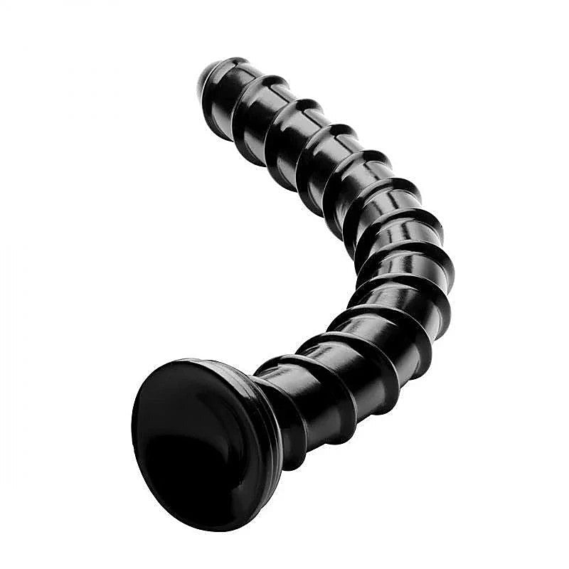 Hosed 18 Inches Swirl Thick Anal Snake By Xr Brands - Anal Dildos