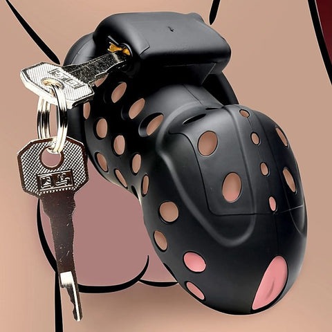 Master Series Lock Down Male Chastity Cage By Xr Brands - Male Chastity