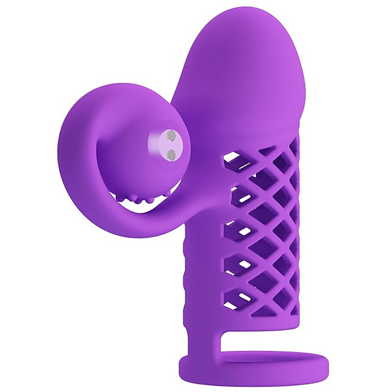 Rechargeable Harden Cock Sleeve By Baile - Penis Sleeves and Extenders