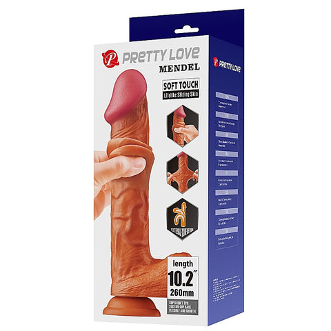 Pretty Love Sliding Skin Series Realistic Dong Tan - Realistic Dildos