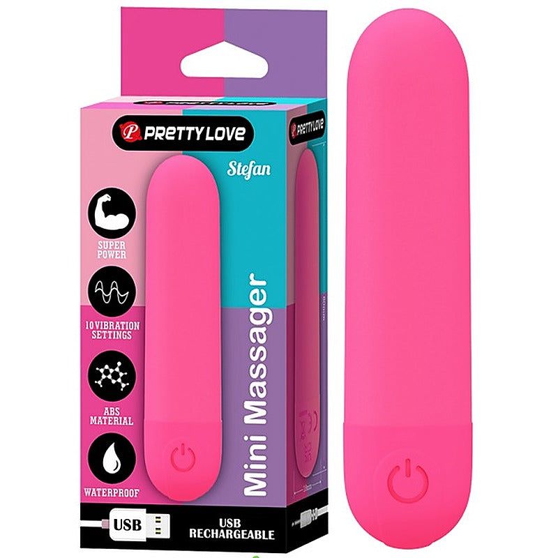 Pretty Love Stefan Rechargeable Mini Bullet By Baile - Bullet Vibrators