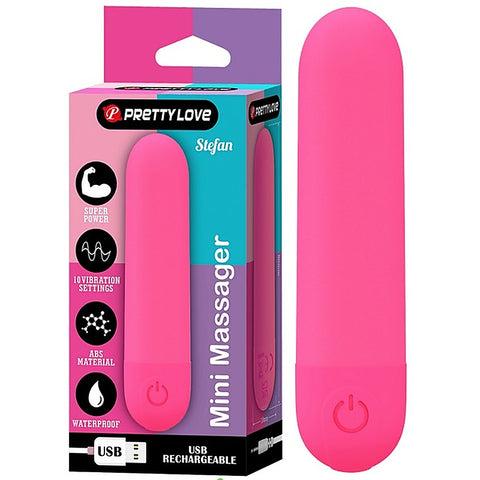Pretty Love Stefan Rechargeable Mini Bullet By Baile - Bullet Vibrators