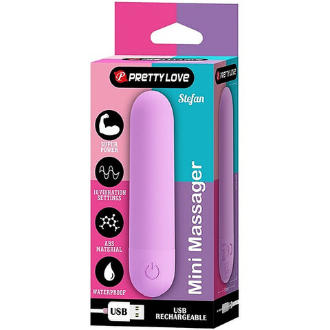 Pretty Love Stefan Rechargeable Mini Bullet By Baile - Bullet Vibrators