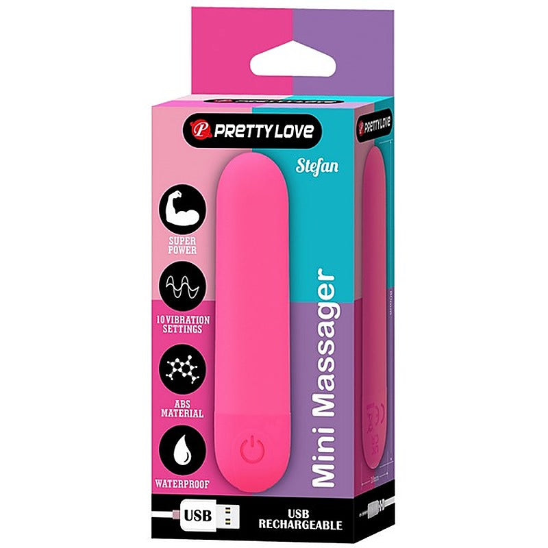Pretty Love Stefan Rechargeable Mini Bullet By Baile - Bullet Vibrators