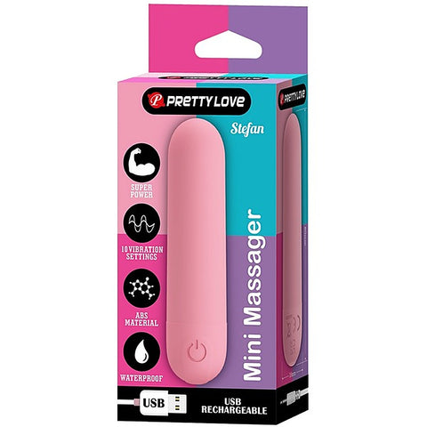 Pretty Love Stefan Rechargeable Mini Bullet By Baile - Bullet Vibrators