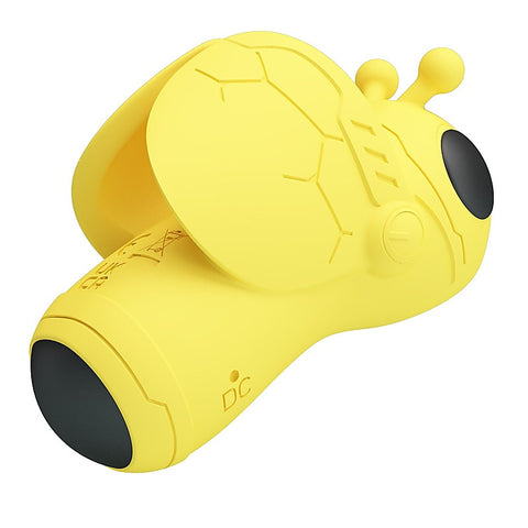 Pretty Love Magic Bee Rechargeable Finger Vibrator Yellow - Finger and Tongue Vibrators