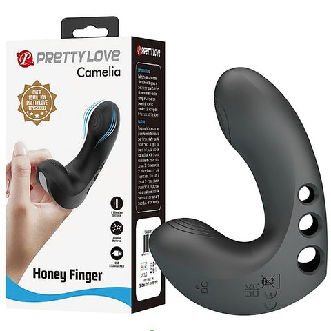 Camelia Honey Finger Adult Massager By Baile - Finger and Tongue Vibrators