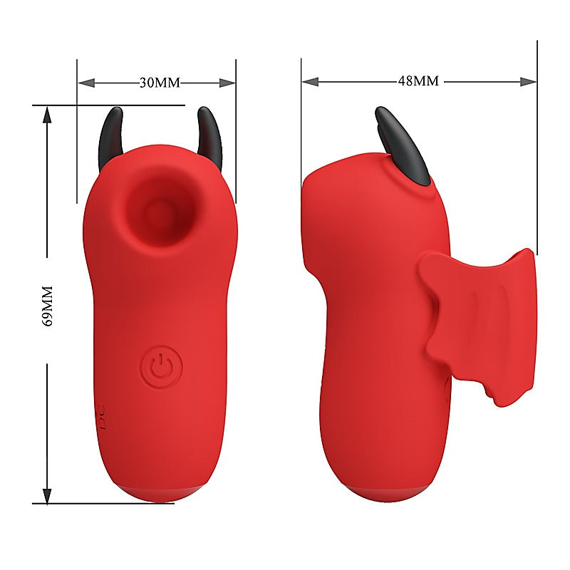 Pretty Love Rechargeable Magic Devil Finger Massager - Finger and Tongue Vibrators
