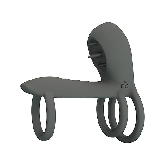 Pretty Love Jammy Master Vibrating Cock Ring Grey - Vibrating Cock Rings