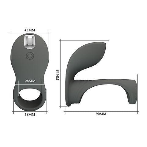 Cirrus Master Rechargeable Penis Ring By Baile - Vibrating Cock Rings